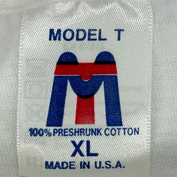 Vintage 90s Las Vegas Stars 5K Fun Run T Shirt Mens XL X-Large Aviators White - Picture 5 of 7